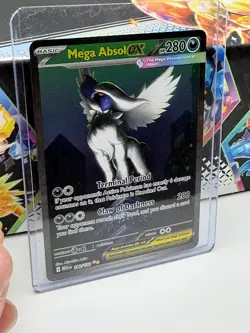 Mega Absol Ex 180/132 Full Art Holo Pokemon TCG Mega Evolutions - Image 5