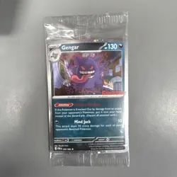 Pokemon TCG Gengar Promo Stamped GameStop Exclusive Sealed Pack 050/088 - Image 1