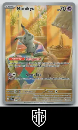 Pokemon - Mimikyu 075 Scarlet & Violet - Holo Black Star Promo - NM - Image 1