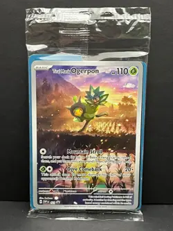 Teal Mask Ogerpon 123 SEALED Promo Twilight Masquerade ETB Pokemon Near Mint - Image 1