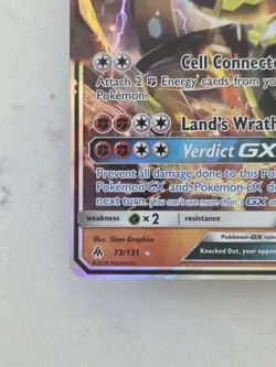 Zygarde GX 73/131 Full Art | SM Series-Forbidden Light | NEAR MINT Pokemon Tcg - Image 2