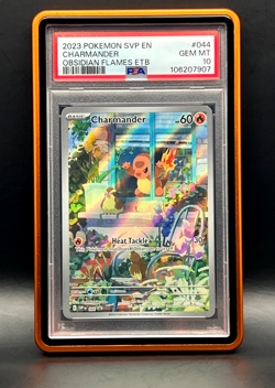 Charmander #44 -2023 Pokemon Obsidion Flames ETB Promo- PSA Gem Mint 10 - Image 1