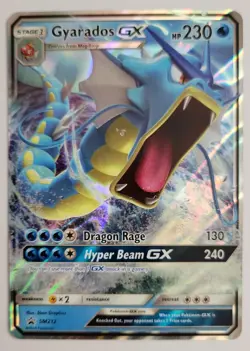 GYARADOS GX - SM212 HOLO PROMO SUN & MOON PROMO POKEMON NM - Image 1