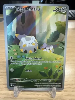 🚀 Pokemon TCG | Togedemaru # 104/094 Phantasmal Flames FULL ART NM - Image 1
