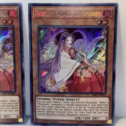 Dakki, the Graceful Mayakashi MAMA-EN016 Ultra Rare X2 1st Edition NM Yugioh TCG - Image 3