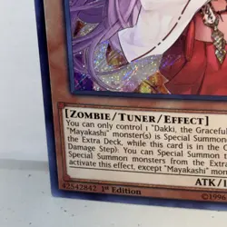 Dakki, the Graceful Mayakashi MAMA-EN016 Ultra Rare X2 1st Edition NM Yugioh TCG - Image 5