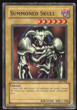 Yu-Gi-Oh TCG Starter Deck Yugi #SDY-004 Summoned Skull HP - Image 1
