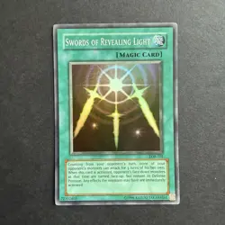 NM/LP Swords of Revealing Light LOB-101 (Yu-Gi-Oh / English TCG / Unlimited) - Image 1