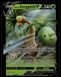 Pokemon GO #005/078 Alolan Exeggutor V Ultra Rare - Image 1