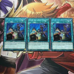 Yugioh! Playset 3x Terminalwelt Platinum Secret Rare - RA04-DE148 1. Auflage DE - Image 1