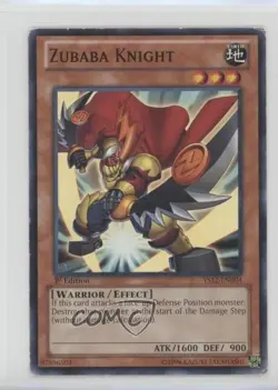 Zubaba Knight 1st Ed. YuGiOh Starter Deck 12: XYZ Symphony #YS12-EN004 READ - Image 1