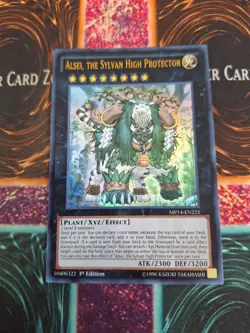 Yugioh Alsei, the Sylvan High Protector MP14-EN221 Ultra Rare 1st Edition NM - Image 1