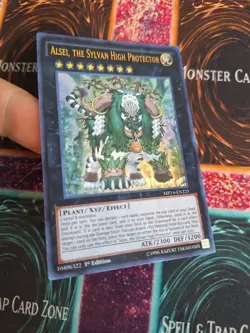 Yugioh Alsei, the Sylvan High Protector MP14-EN221 Ultra Rare 1st Edition NM - Image 2