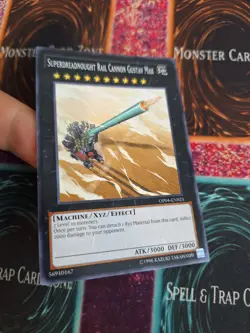 Yugioh Superdreadnought Rail Cannon Gustav Max OP04-EN023 Common Unlimited NM - Image 2