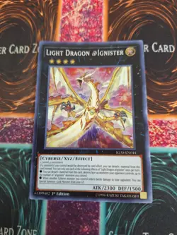 Yugioh Light Dragon @Ignister IGAS-EN044 Super Rare 1st Edition Near Mint - Image 1