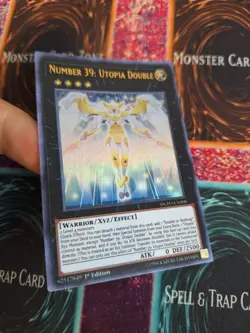 Yugioh Number 39: Utopia Double DUPO-EN008 Ultra Rare 1st Edition Near Mint - Image 2