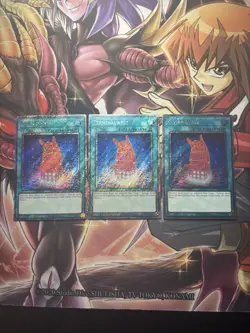 Yugioh! Playset 3x Terminalwelt Platinum Secret Rare - RA04-DE148 1. Auflage DE - Image 1