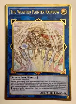 The Weather Painter Rainbow - MGED-EN033 - Premium Gold Rare - 1st Ed. Yugioh! - Image 1