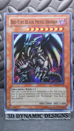 | Yugioh Red-Eyes Black Metal Dragon PP01-EN015 Super Rare Premium Pack 1 HP | - Image 1