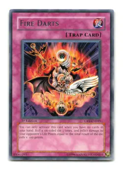 Fire Darts - CRV-EN049 1st Edition Rare - YuGiOh-LP - Image 1