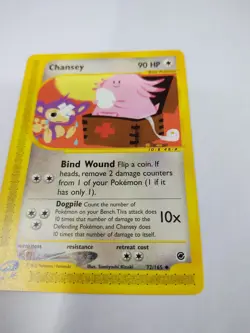 Chansey 72/165 Expedition e reader Pokemon TCG WOTC - Image 1