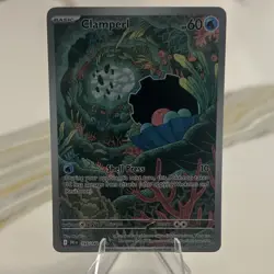 Pokemon TCG Clamperl Sv10: Destined Rivals Illustration Rare Holo 60 HP 195/182… - Image 1