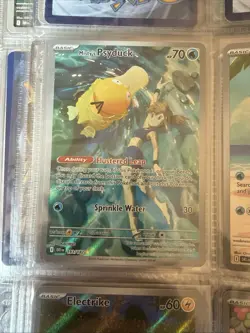 Pokemon Misty's Psyduck 191/165 Full Art Holo Illustration Rare 151 Set Card - Image 1