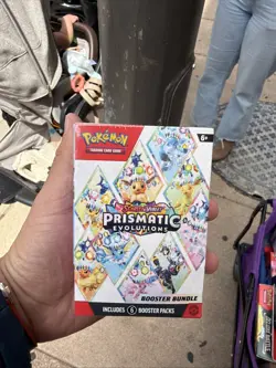 Pokemon TCG Scarlet Violet Prismatic Evolutions Booster Bundle 6 Packs Sealed - Image 2