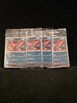 Pokemon TCG Mega Evolutions Stamped Yveltal Promo x4 Brand New and Sealed - Image 1