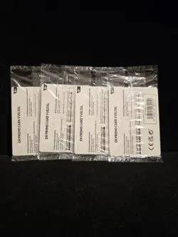 Pokemon TCG Mega Evolutions Stamped Yveltal Promo x4 Brand New and Sealed - Image 2