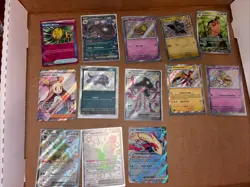Pokemon Card Lot 13 Total Cards - Image 1