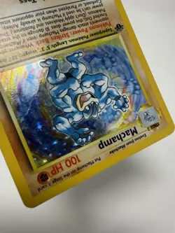 Pokemon Machamp 8/102 1st Edition Holo Base Set WOTC Vintage Rare Pokemon Card - Image 4