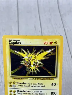 LP Zapdos - 16/102 - Pokemon Base Set Unlimited Holo Rare Card - Image 2