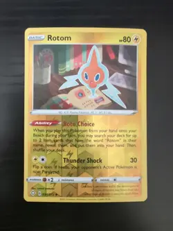 2021 Pokemon Rotom 034/072 Shining Fates Reverse Holo - Image 1