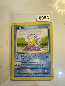 Pokemon Karte Schiggy 63/102 Basis Set • Base Set Deutsch Pokemon Vintage TCG - Image 1