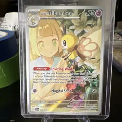 Pokemon Lillie's Ribombee Illustration Rare 164/159 Sv09 Journey Together Holo - Image 1