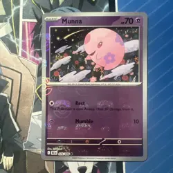 Pokemon Munna Master Ball Pattern 035/086 Sv: Black Bolt - Image 1