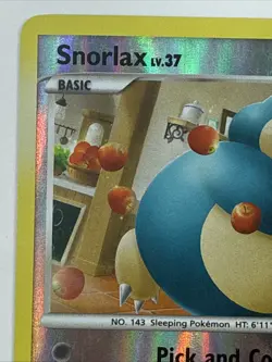 Pokemon Card - Snorlax Rising Rivals 33/111 Reverse Holo Rare - Image 2