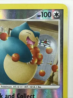 Pokemon Card - Snorlax Rising Rivals 33/111 Reverse Holo Rare - Image 3