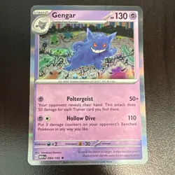 Pokemon TCG Gengar 094/165 Sv: Scarlet & Violet 151 Reverse Holo Rare 130HP Eng… - Image 1
