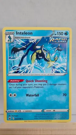 Inteleon [LP] - Pokemon TCG Chilling Reign 043/198 [Rare] - Image 1