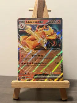 Pokemon Card Charizard ex 006/165 Double Rare Scarlet & Violet 151 Near Mint - Image 1
