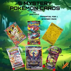 Pokemon TCG 5 Card Mystery Lot SIR EX VMAX Full Art Rare Pulls Umbreon EX - Image 1