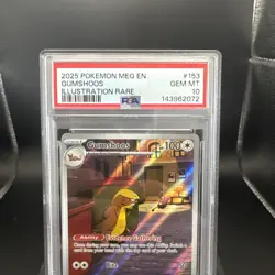 2025 Pokemon Mega Evolutions Gumshoos #153 IR EN Graded PSA 10 - Image 2