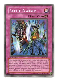 Battle-Scarred - DCR-097 1st Edition - YuGiOh-LP - Image 1