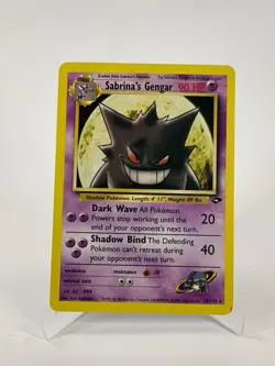 Pokemon TCG Sabrina's Gengar Gym Challenge Rare 90 HP Stage 2 Regular 29/132 - Image 1