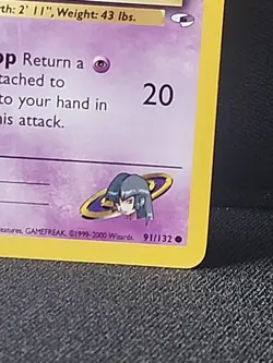 Sabrina’s Abra 91/132 Gym Challenge – LP Condition – Vintage Pokemon TCG Card - Image 5