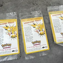 Pokemon Legendary Bird Black Star Promo Set Factory Sealed Full Set Of 3 - Image 3