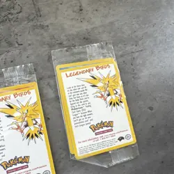 Pokemon Legendary Bird Black Star Promo Set Factory Sealed Full Set Of 3 - Image 4