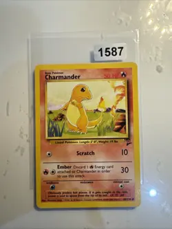 Pokemon TCG Charmander Base Set 2 69/130 Regular Unlimited Common MP - Image 1